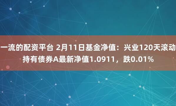 一流的配资平台 2月11日基金净值：兴业120天滚动持有债券A最新净值1.0911，跌0.01%