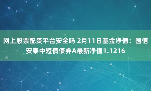 网上股票配资平台安全吗 2月11日基金净值：国信安泰中短债债券A最新净值1.1216