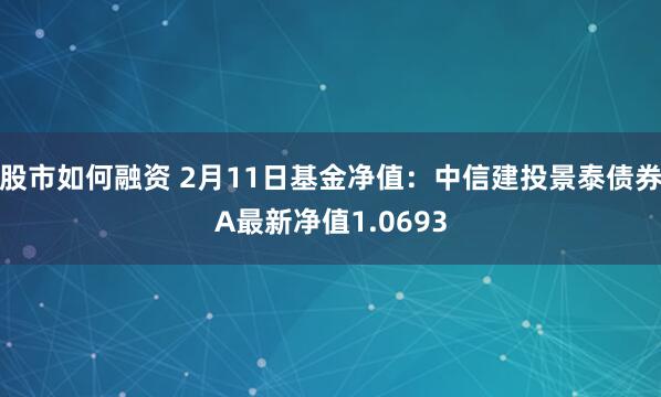 股市如何融资 2月11日基金净值：中信建投景泰债券A最新净值1.0693